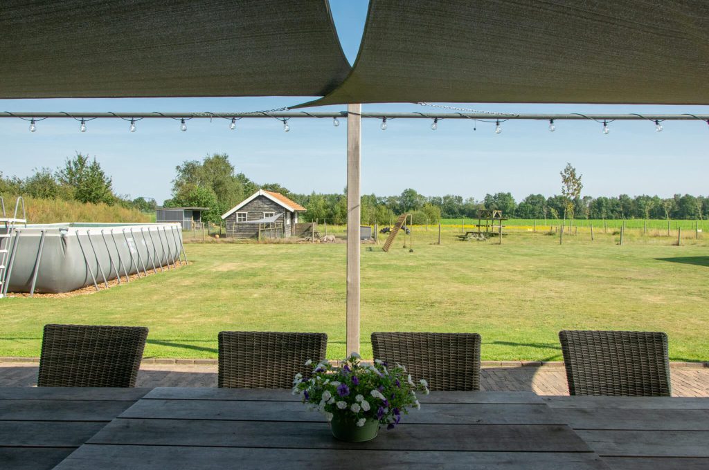 Uitzicht terras Wertemerhoeve